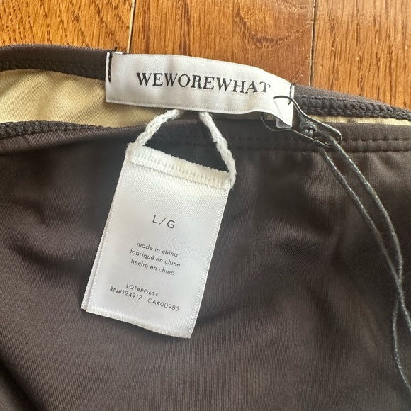 We Wore What Brown Bikini Bottoms size large‎ - Picture 3 of 4